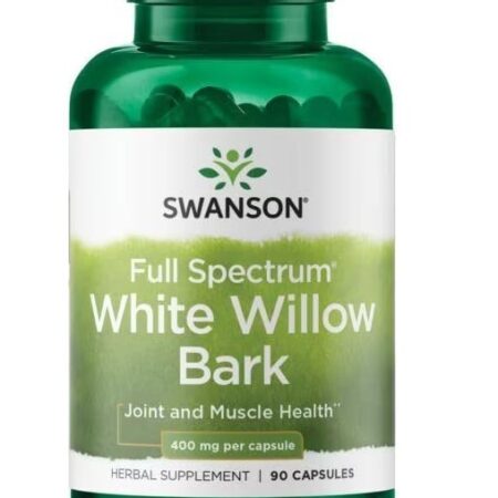 Complément alimentaire Swanson écorce de saule blanc.