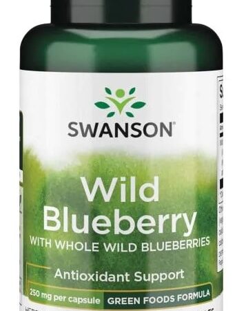 Complément alimentaire myrtille sauvage antioxydant Swanson.