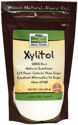 Paquet de Xylitol édulcorant naturel non-OGM.