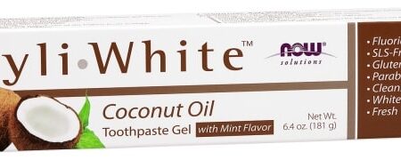 Dentifrice XyliWhite à l'huile de coco et menthe.