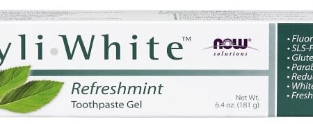 Dentifrice gel XyliWhite Refreshmint sans fluorure.