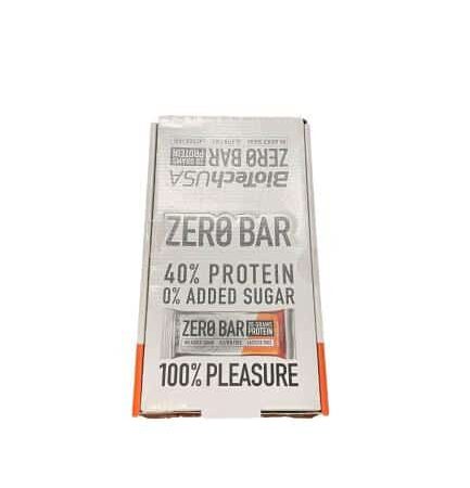 Barre protéinée ZEROBAR, sans sucre ajouté.