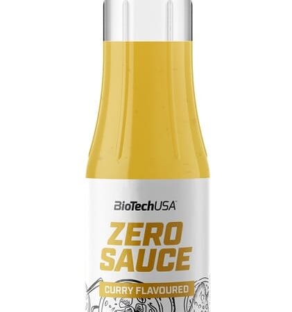 Sauce curry BioTechUSA sans sucre, sans gluten.
