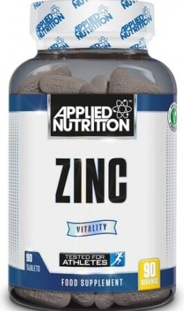 Complément alimentaire zinc Applied Nutrition, 90 tablettes.