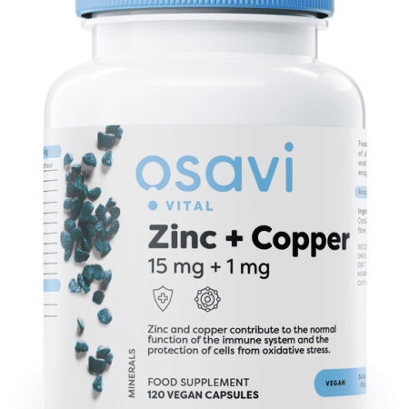 Flacon de complément zinc et cuivre Osavi.