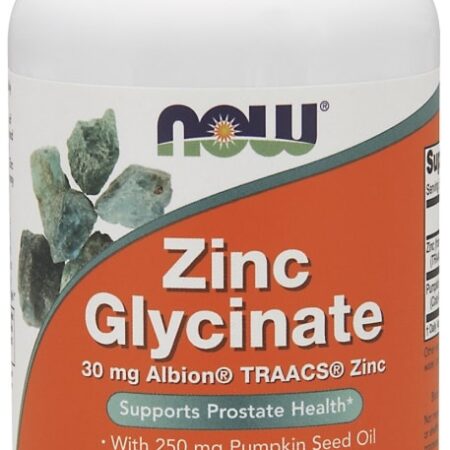 Flacon de supplément alimentaire Zinc Glycinate.
