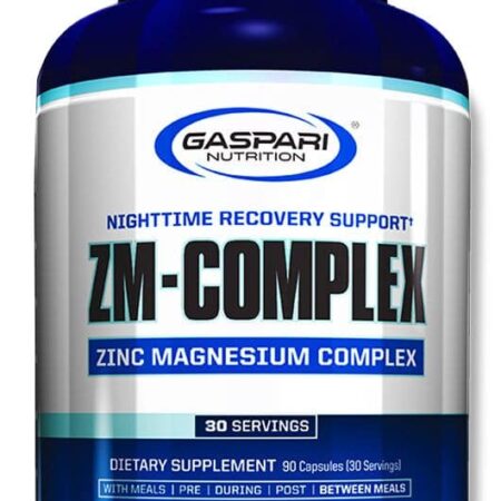 Flacon de supplément zinc et magnésium Gaspari Nutrition.