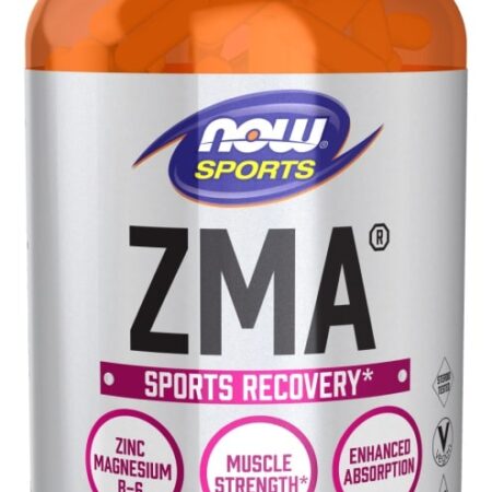 Pot de complément ZMA pour récupération sportive.