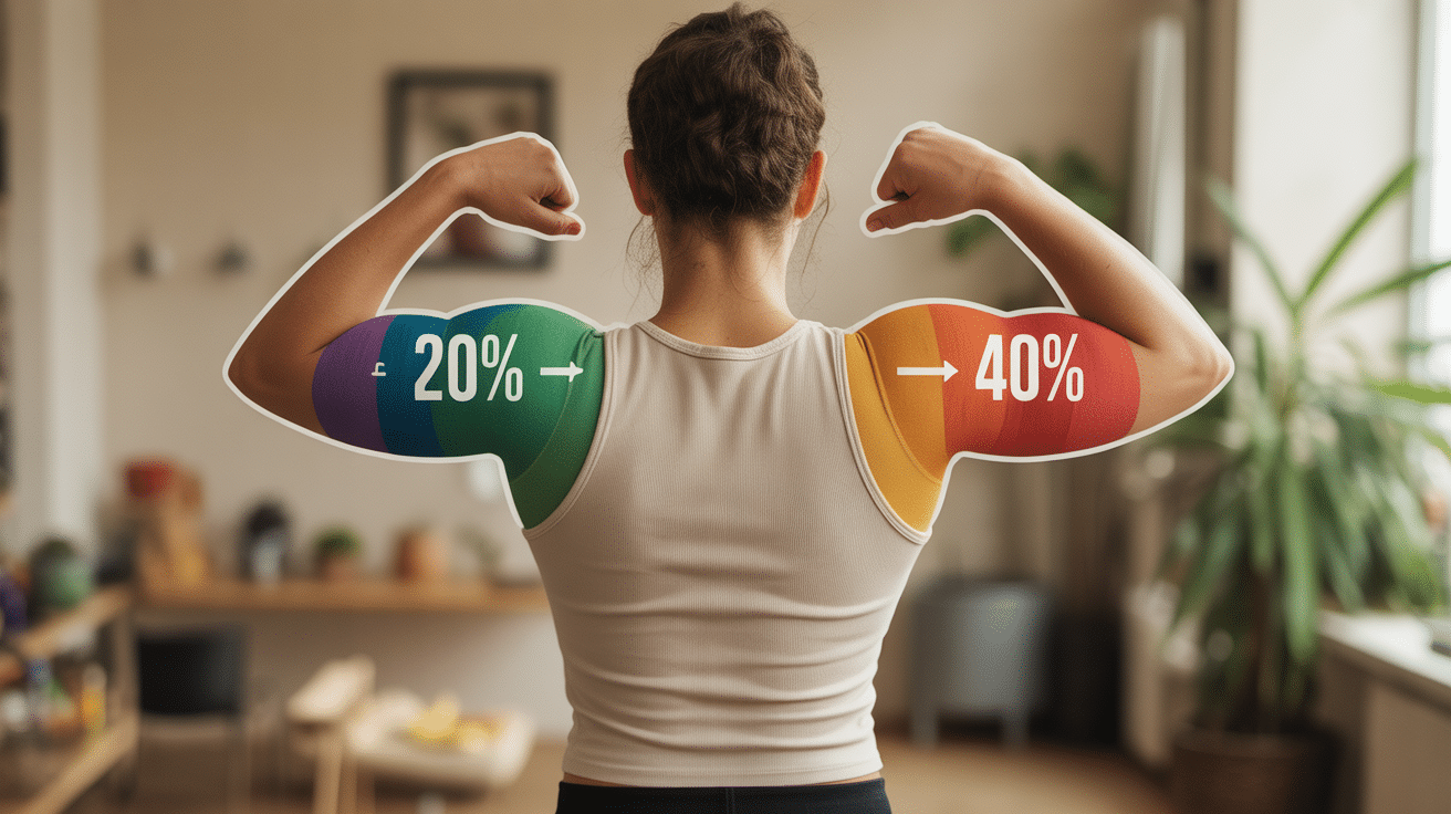 schéma zones bras biceps triceps avant-bras musculation