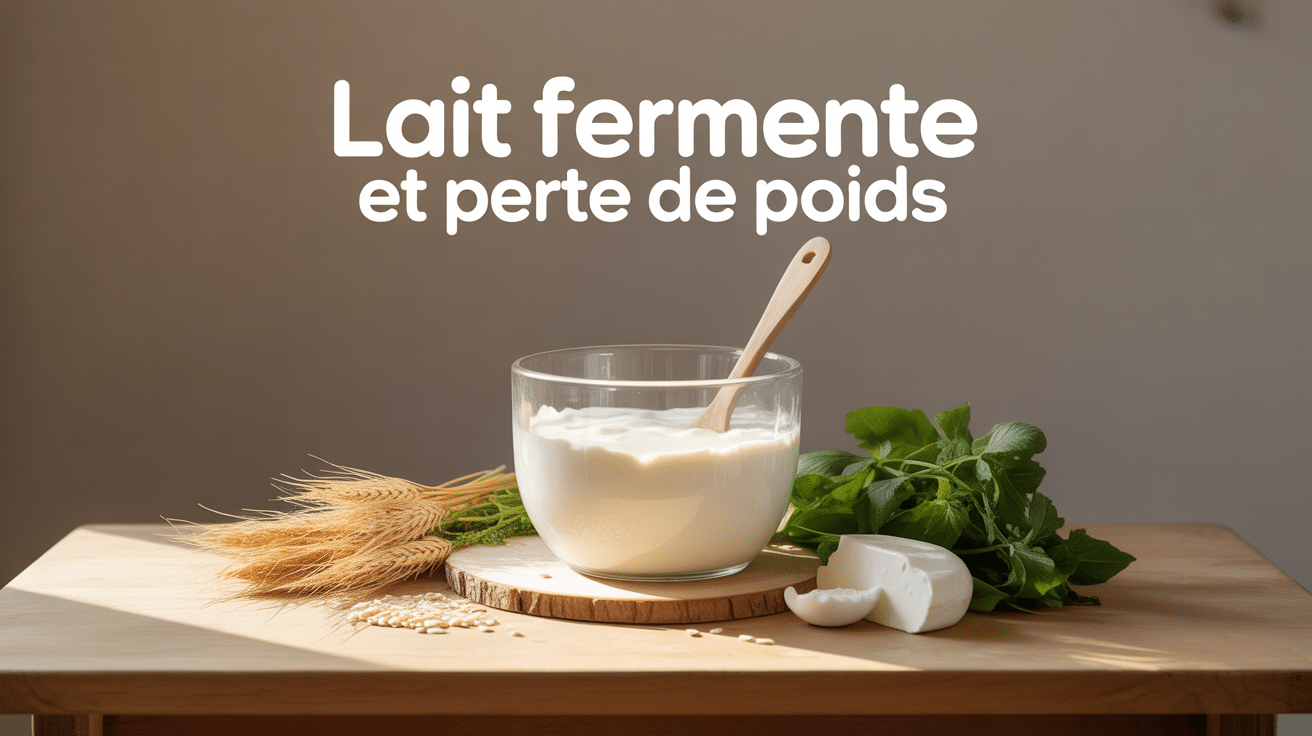 bol lait fermente kefir yaourt ribot pour perte de poids