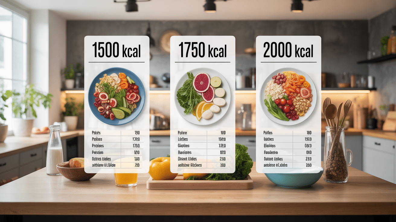 tableau menu seche femme calories proteines glucides