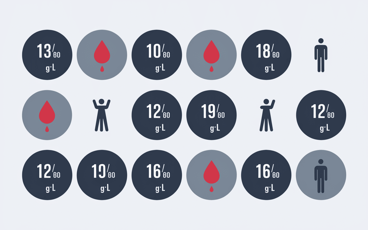 tableau taux glycemie pictogrammes goutte sang