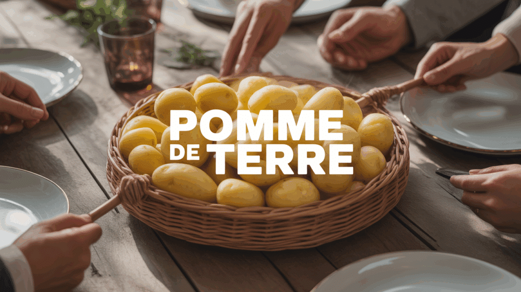 photo conviviale de salade de pommes de terre vapeur