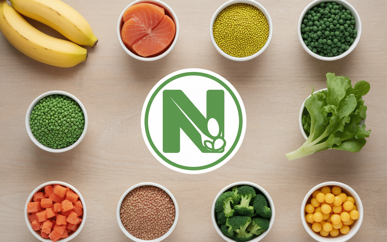 assiettes aliments riches b6 b9 table bois