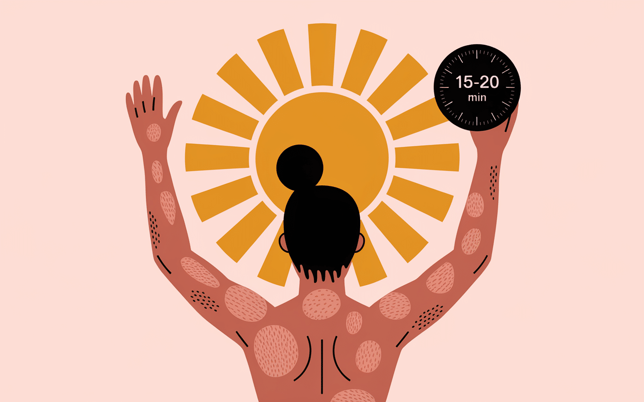 Exposition soleil production vitamine D corps