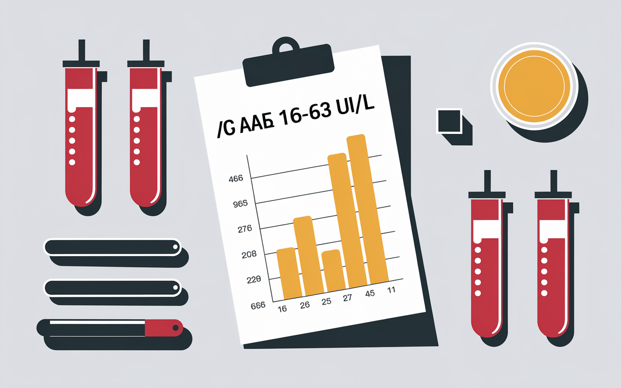 Feuille laboratoire taux de lipase à 63