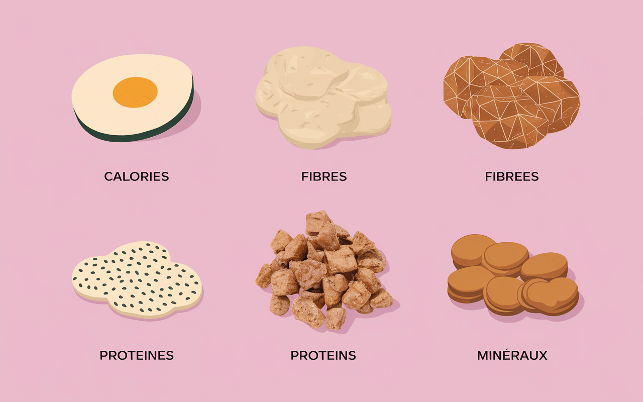 Tableau nutrition flocons d avoine