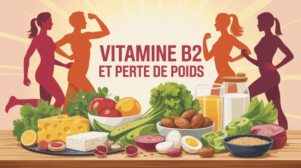 table aliments riches vitamine B2 silhouettes sportives