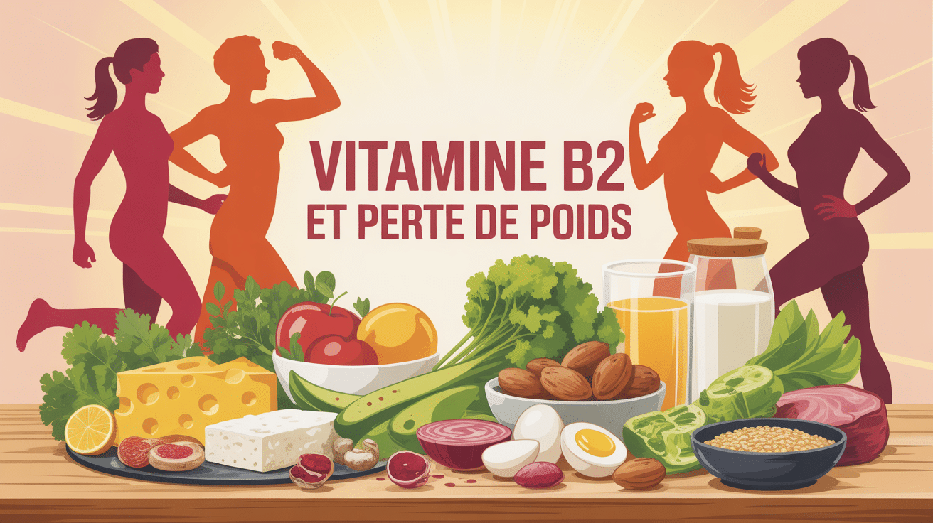 table aliments riches vitamine B2 silhouettes sportives