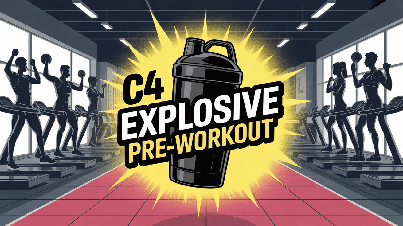 C4 Explosive Pre Workout energie avant entrainement