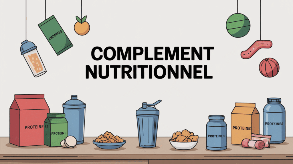 table sport avec complement nutritionnel