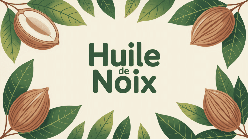 Huile de noix fiole noix feuilles titre composition bienfaits