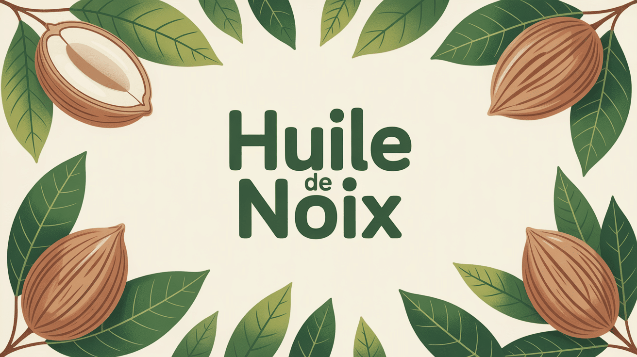 Huile de noix fiole noix feuilles titre composition bienfaits