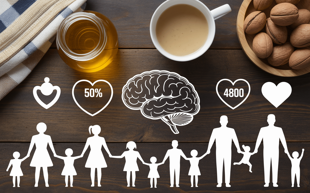 Huile de noix bienfaits santé famille sportif cholesterol memoire