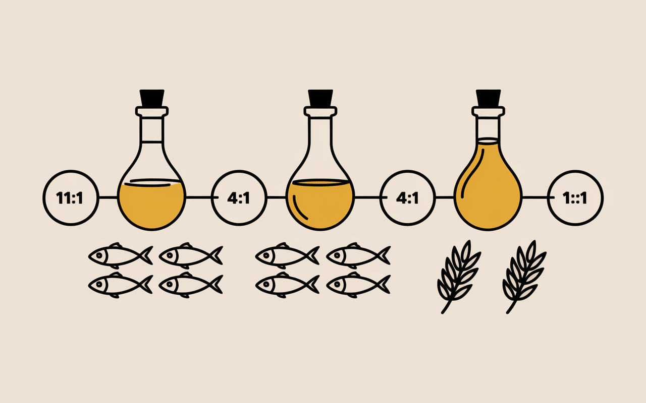 infographie omega 3 6 9 ratios huiles poissons graines