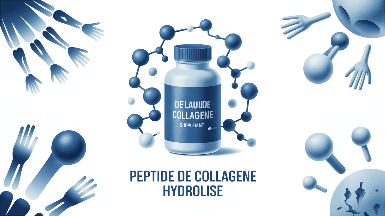 molecule peptide de collagene hydrolise sante peau os