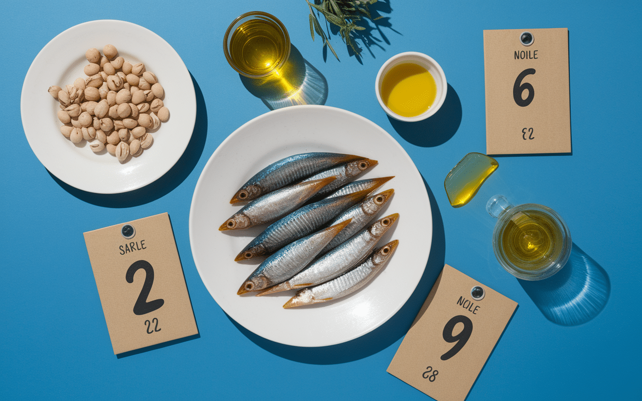Sources journalières repas omega 3 6 9
