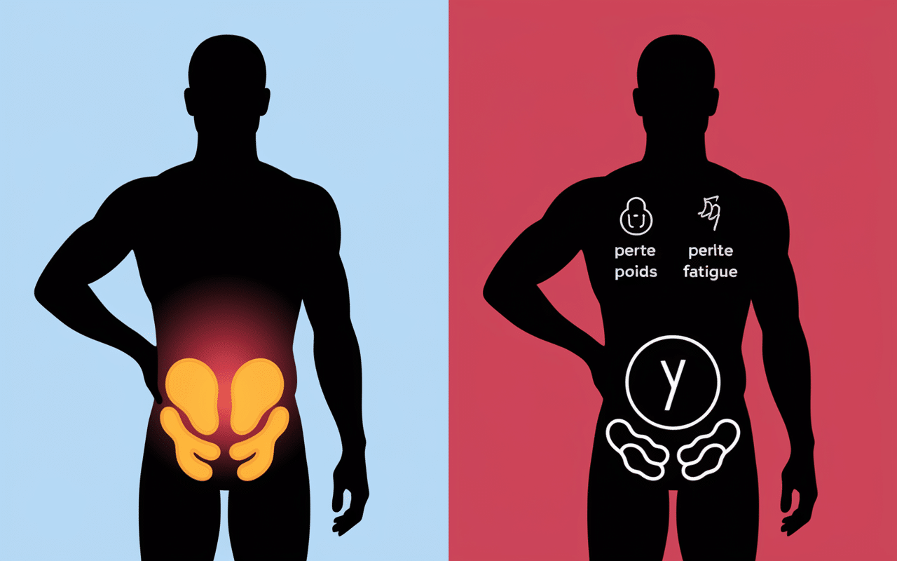Comparatif visuel capsulite vs cancer épaule