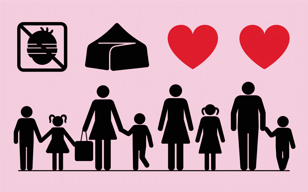 Risques couverture lestée enfants seniors pictogramme danger