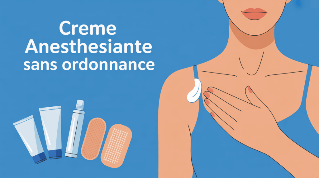 application creme anesthesiante sans ordonnance sur avant-bras