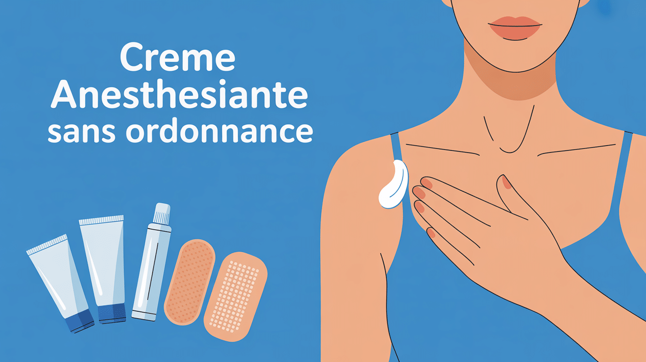 application creme anesthesiante sans ordonnance sur avant-bras