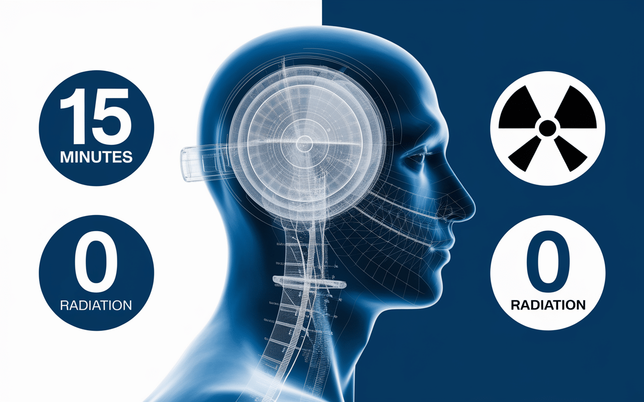 echographie cervicale profil ondes et gel