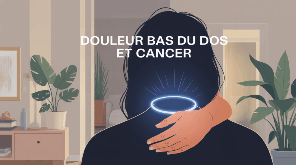 douleur bas du dos cancer illustration domestique
