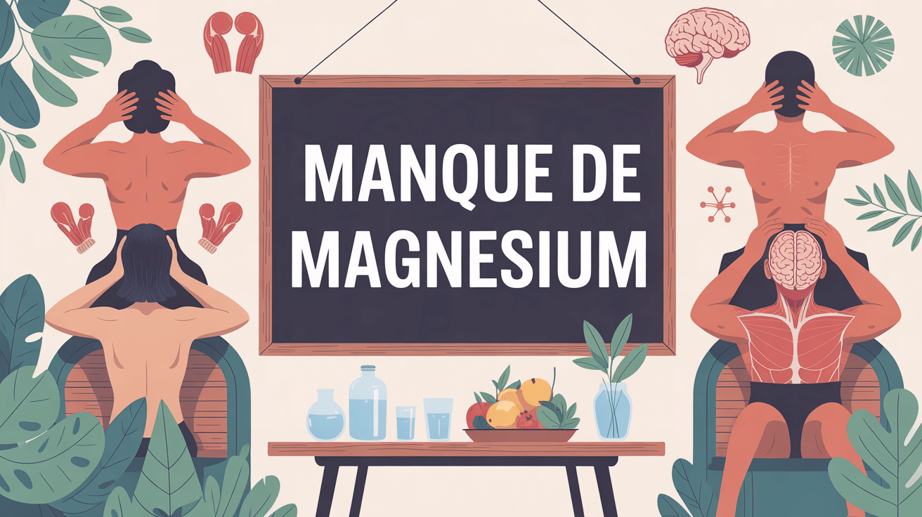 scène fatigue nervosité manque de magnésium à la maison