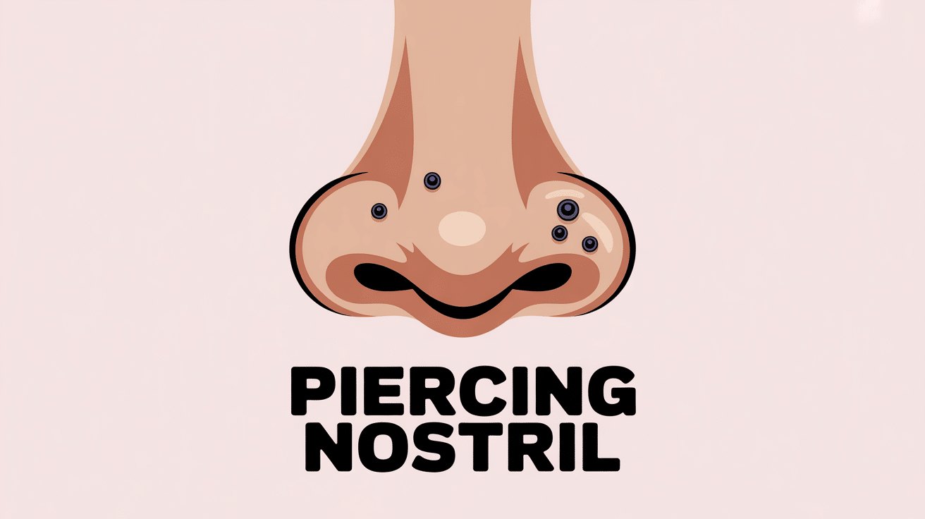 gros plan narine avec piercing nostril styles
