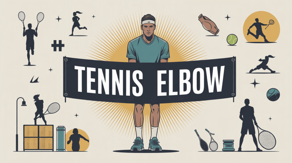 image coude douleur tennis elbow