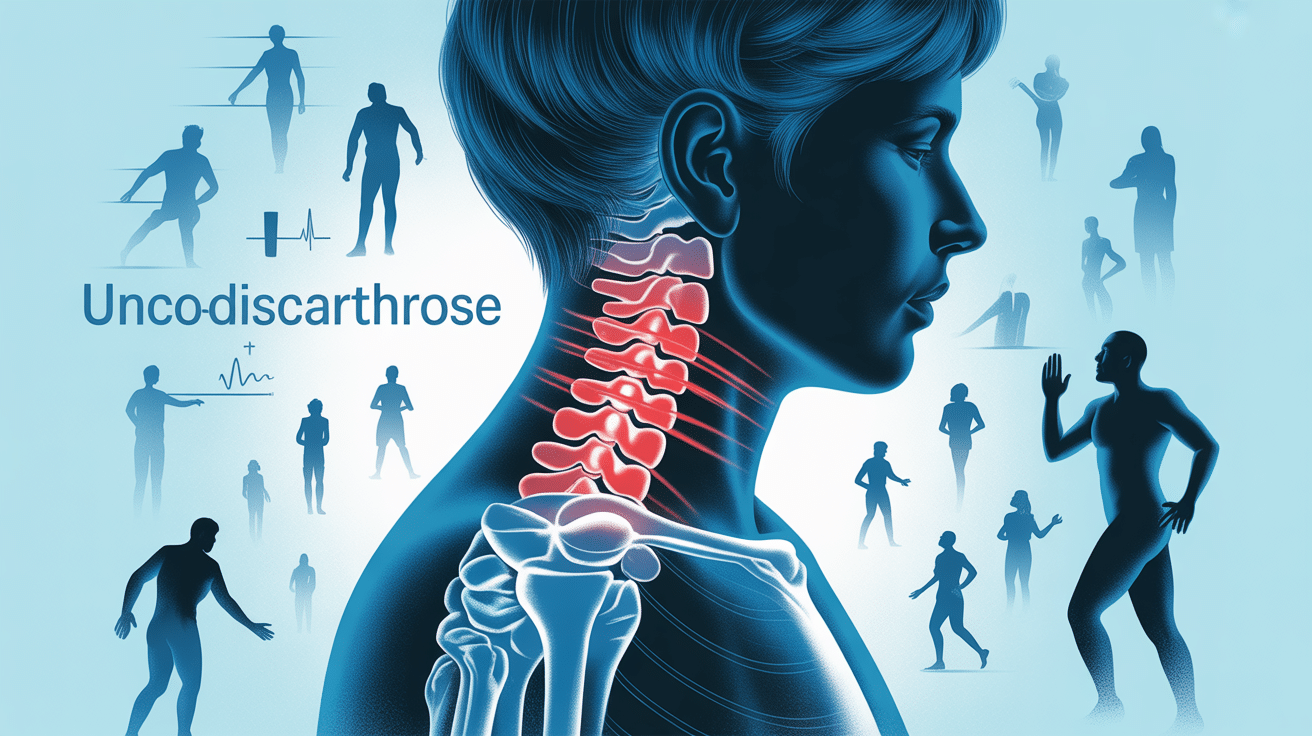 Colonne cervicale uncodiscarthrose douleur silhouette active
