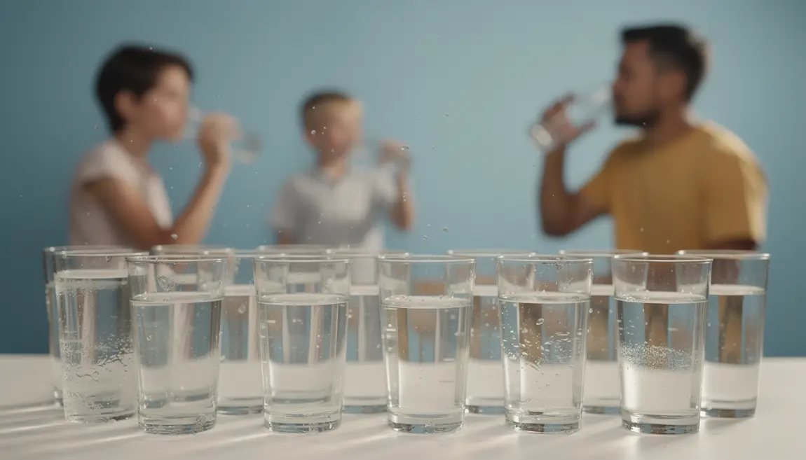 hydrater tous les âges verres d eau santé