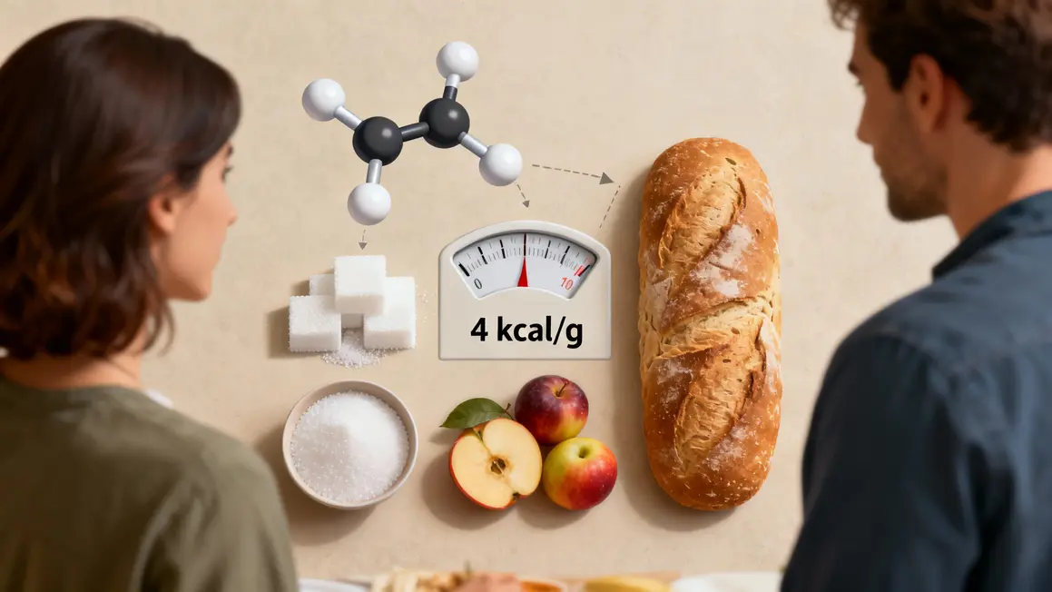 schema glucides aliments kcal