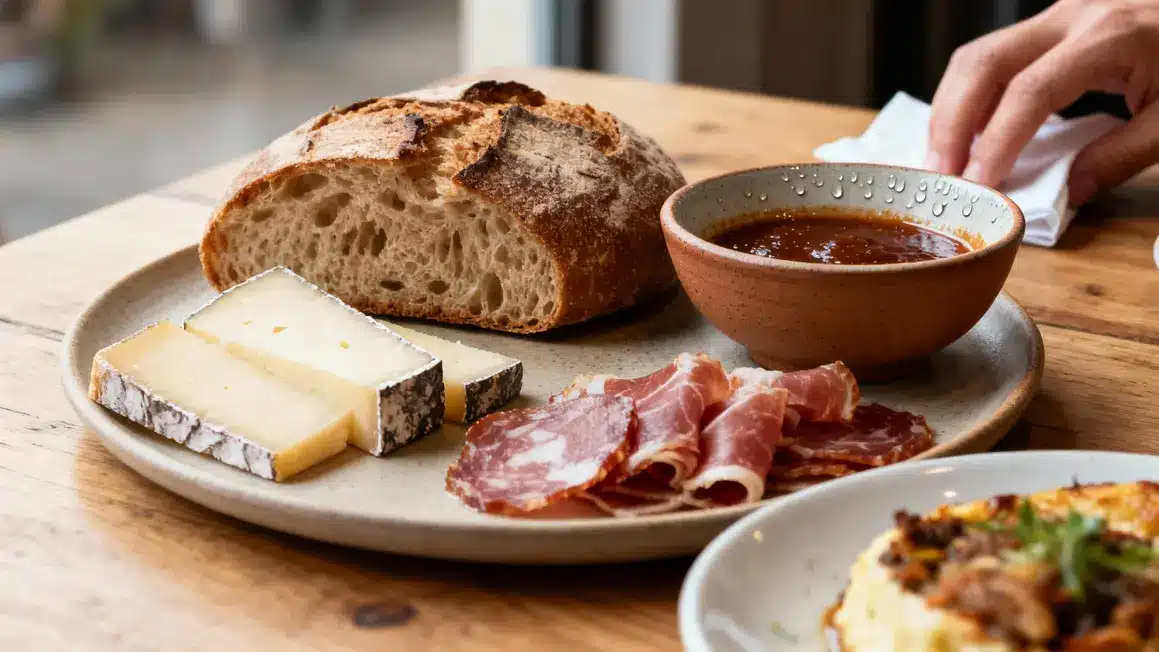 aliments riches en sel pain fromage charcuterie
