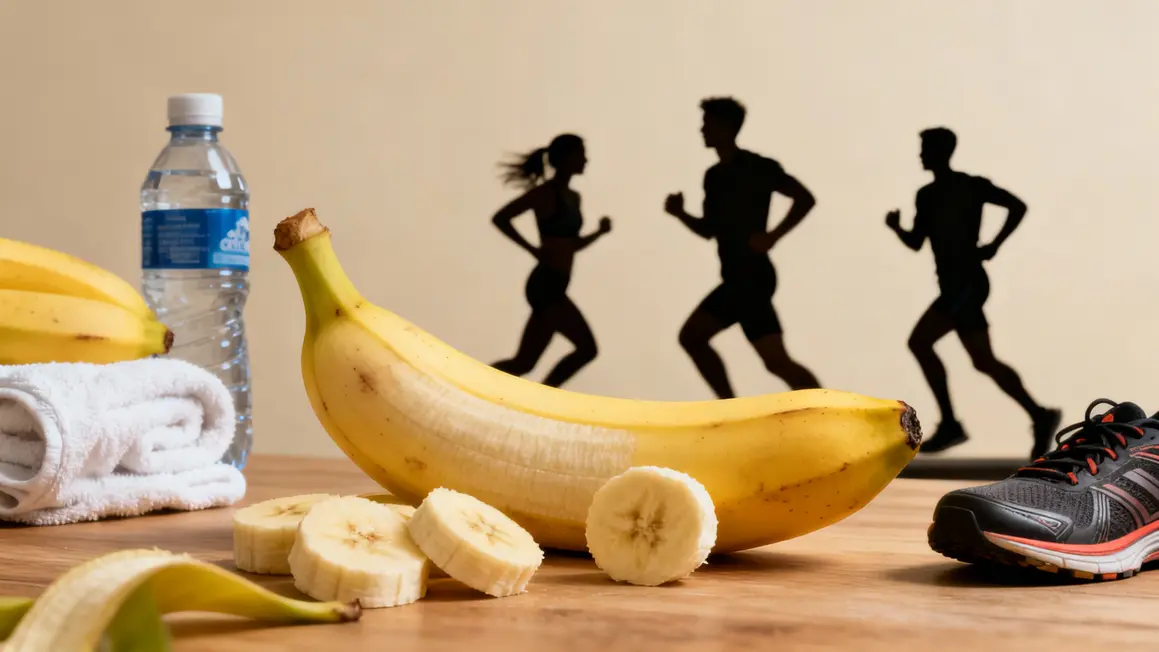 Banane glucides sport avant apres effort