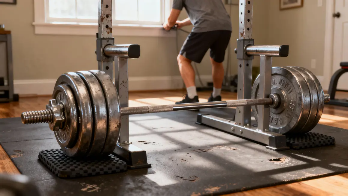 chandelle de musculation support barre