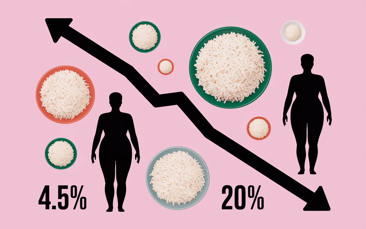 est ce que le riz fait grossir graphique chiffres obesite