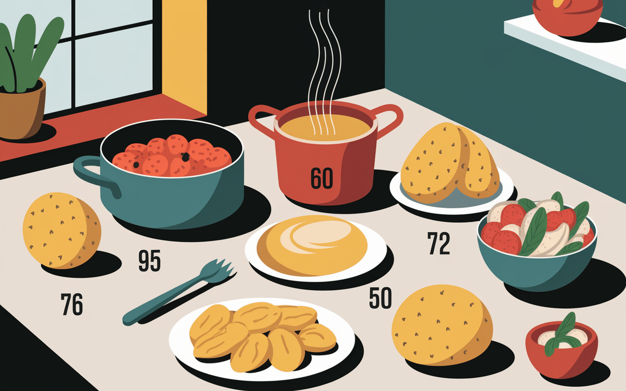 indice glycemique de pomme de terre par type de cuisson