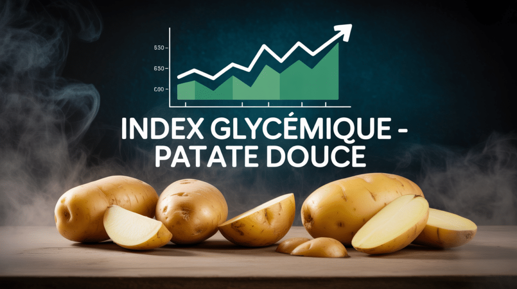 illustration patates douces index glycemique graphique