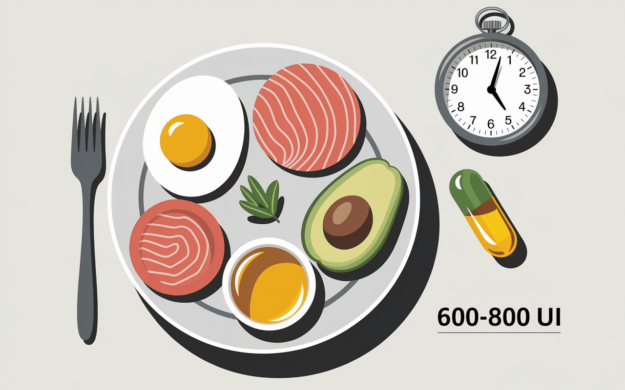 quand prendre la vitamine d aliments absorption